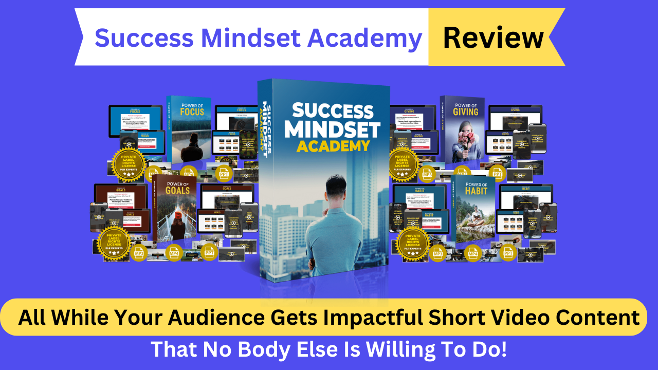 Success Mindset Academy PLR Review 2023